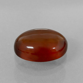 Grenat Hessonite Cannelle Orange naturelle Coupe ovale, 8.14 ct, Transparent