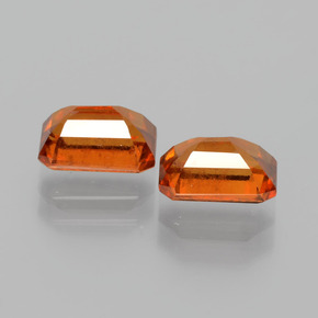 Achetez naturel 2.46ct Orange foncé Grenat Hessonite gems, Taille émeraude, En provenance Sri Lanka chez GemSelect. En stock, livraison internationale!