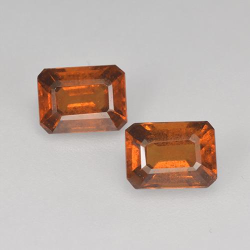 Achetez naturel 2,17ct orange grenat hessonite gems, taille émeraude, en provenance sri lanka chez gemselect. en stock, livraison internationale!
