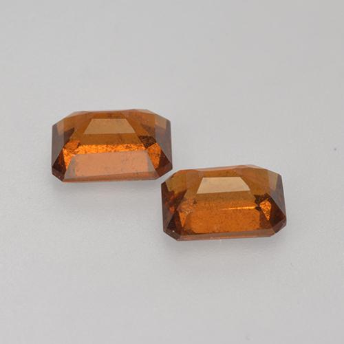Achetez naturel 2,17ct orange grenat hessonite gems, taille émeraude, en provenance sri lanka chez gemselect. en stock, livraison internationale!