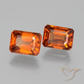Shop natural 2.81ct Ambre orange Grenat Hessonite gems, Octogone / coupe Émeraude, from Sri Lanka at GemSelect. In stock, global shipping!