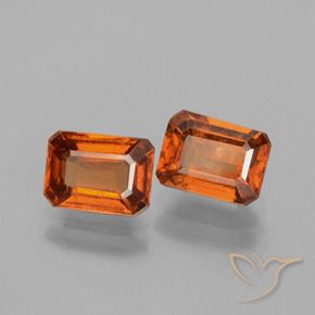 Shop natural 2.57ct Orange foncé Grenat Hessonite gems, Octogone / coupe Émeraude, from Sri Lanka at GemSelect. In stock, global shipping!