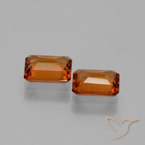 Shop natural 1.90ct Ambre orange Grenat Hessonite gems, Octogone / coupe Émeraude, from Sri Lanka at GemSelect. In stock, global shipping!