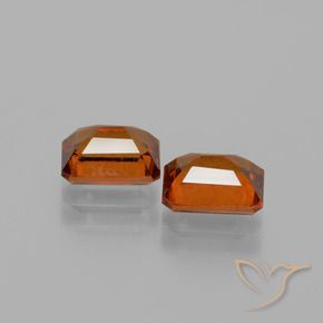 Shop natural 2.25ct Orange moyen Grenat Hessonite gems, Octogone / coupe Émeraude, from Sri Lanka at GemSelect. In stock, global shipping!