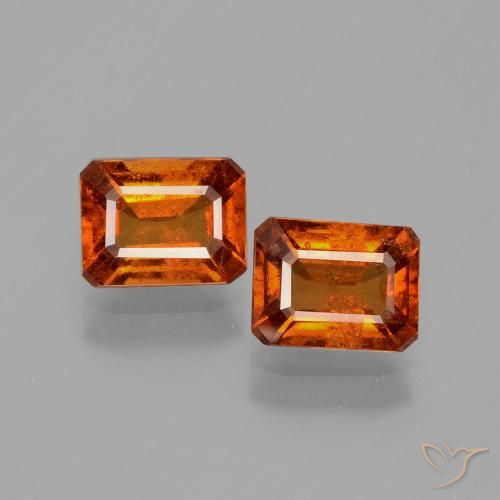 Shop natural 2.22ct Ambre orange Grenat Hessonite gems, Octogone / coupe Émeraude, from Sri Lanka at GemSelect. In stock, global shipping!