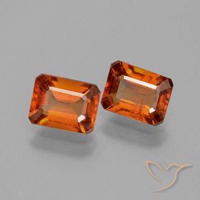 Shop natural 2.22ct Ambre orange Grenat Hessonite gems, Octogone / coupe Émeraude, from Sri Lanka at GemSelect. In stock, global shipping!