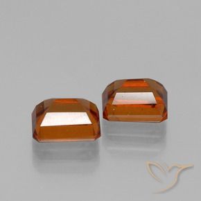 Shop natural 2.92ct Orange rougeâtre Grenat Hessonite gems, Octogone / coupe Émeraude, from Madagascar at GemSelect. In stock, global shipping!
