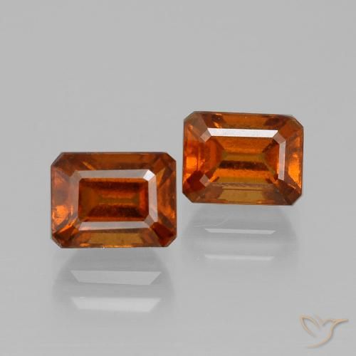 Shop natural 2.98ct Orange rougeâtre Grenat Hessonite gems, Octogone / coupe Émeraude, from Madagascar at GemSelect. In stock, global shipping!
