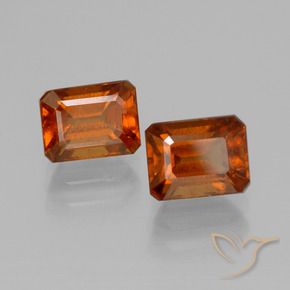 Shop natural 2.98ct Orange rougeâtre Grenat Hessonite gems, Octogone / coupe Émeraude, from Madagascar at GemSelect. In stock, global shipping!
