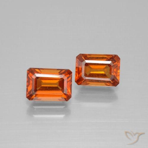 Shop natural 2.36ct Orange foncé Grenat Hessonite gems, Octogone / coupe Émeraude, from Madagascar at GemSelect. In stock, global shipping!