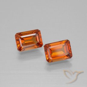 Shop natural 2.36ct Orange foncé Grenat Hessonite gems, Octogone / coupe Émeraude, from Madagascar at GemSelect. In stock, global shipping!
