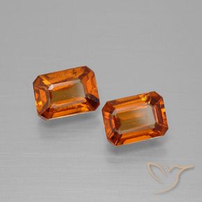 Shop natural 2.19ct Orange moyen Grenat Hessonite gems, Octogone / coupe Émeraude, from Madagascar at GemSelect. In stock, global shipping!