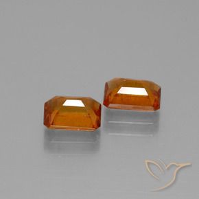 Shop natural 2.20ct Orange foncé Grenat Hessonite gems, Octogone / coupe Émeraude, from Madagascar at GemSelect. In stock, global shipping!