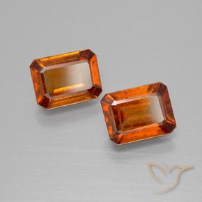 Shop natural 3.37ct Orange foncé Grenat Hessonite gems, Octogone / coupe Émeraude, from Madagascar at GemSelect. In stock, global shipping!