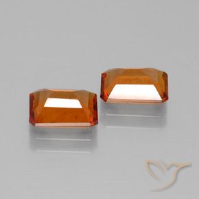 Shop natural 3.37ct Orange foncé Grenat Hessonite gems, Octogone / coupe Émeraude, from Madagascar at GemSelect. In stock, global shipping!