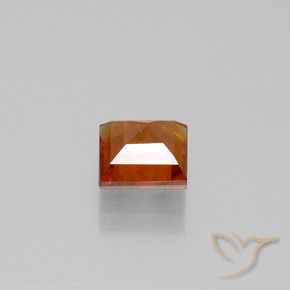 Grenat Hessonite Orange moyen-foncé naturelle Carré, 1.82 ct, SI