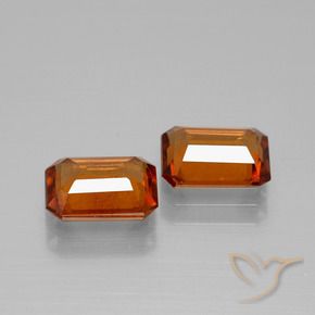 Shop natural 3.13ct Orange foncé Grenat Hessonite gems, Octogone / coupe Émeraude, from Madagascar at GemSelect. In stock, global shipping!