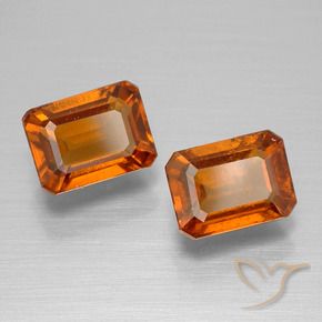 Shop natural 3.04ct Orange moyen-foncé Grenat Hessonite gems, Octogone / coupe Émeraude, from Madagascar at GemSelect. In stock, global shipping!
