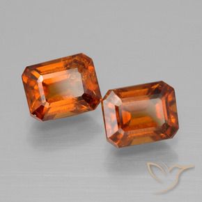 Shop natural 3.27ct Ambre orange Grenat Hessonite gems, Octogone / coupe Émeraude, from Madagascar at GemSelect. In stock, global shipping!