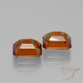Shop natural 3.27ct Ambre orange Grenat Hessonite gems, Octogone / coupe Émeraude, from Madagascar at GemSelect. In stock, global shipping!