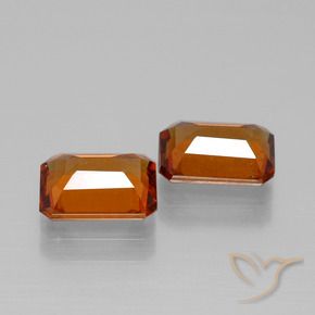 Shop natural 2.73ct Orange rougeâtre Grenat Hessonite gems, Octogone / coupe Émeraude, from Madagascar at GemSelect. In stock, global shipping!