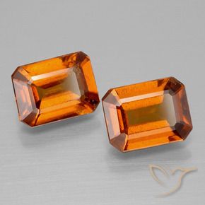 Shop natural 2.97ct Ambre orange Grenat Hessonite gems, Octogone / coupe Émeraude, from Madagascar at GemSelect. In stock, global shipping!