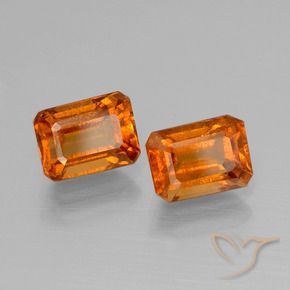 Shop natural 2.63ct Orange jaunâtre Grenat Hessonite gems, Octogone / coupe Émeraude, from Madagascar at GemSelect. In stock, global shipping!