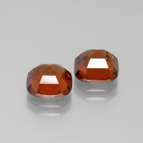 Achetez naturel 5,32ct orange grenat hessonite gems, coupe coussin, en provenance madagascar chez gemselect. en stock, livraison internationale!