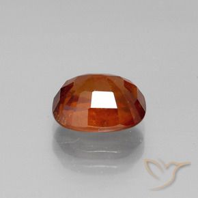 Grenat Hessonite Orange feu naturelle Coussin, 2.80 ct, SI