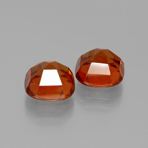 Achetez naturel ct orange grenat hessonite gems, coupe coussin, en provenance sri lanka chez gemselect. en stock, livraison internationale!