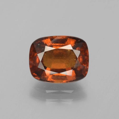 Grenat Hessonite Orange moyen naturelle Coussin, 2.67 ct, VS-SI