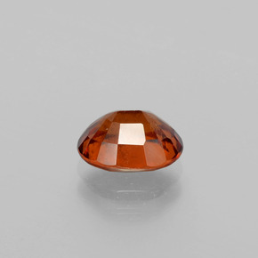 Grenat hessonite orange naturelle coupe ovale, 1,98 ct, VS