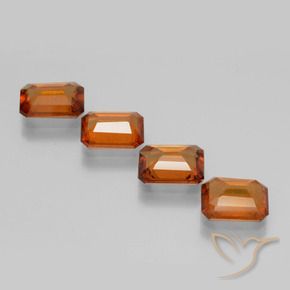 Shop natural 6.03ct Orange foncé Grenat Hessonite gems, Octogone / coupe Émeraude, from Sri Lanka at GemSelect. In stock, global shipping!