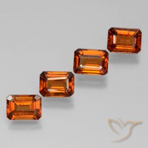 Shop natural 4.36ct Orange moyen Grenat Hessonite gems, Octogone / coupe Émeraude, from Sri Lanka at GemSelect. In stock, global shipping!