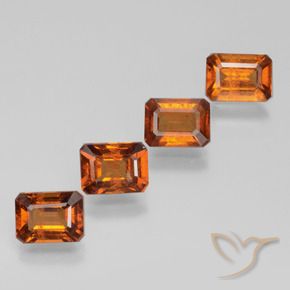 Shop natural 4.24ct Orange foncé Grenat Hessonite gems, Octogone / coupe Émeraude, from Sri Lanka at GemSelect. In stock, global shipping!