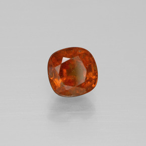 Grenat Hessonite Cannelle Orange naturelle Coupe coussin, 1.79 ct, VS-SI