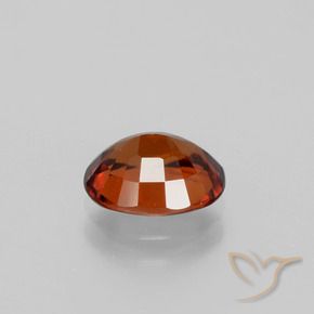 Grenat Hessonite Orange moyen naturelle ovale, 1.95 ct, VS