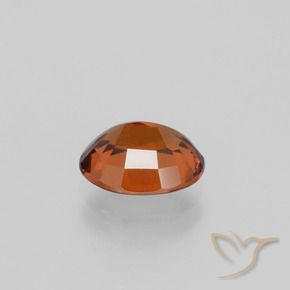 Grenat Hessonite Orange foncé naturelle ovale, 1.75 ct, VS