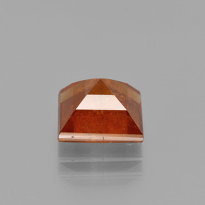 Grenat Hessonite Orange moyen naturelle Carré, 3.04 ct, VS-SI