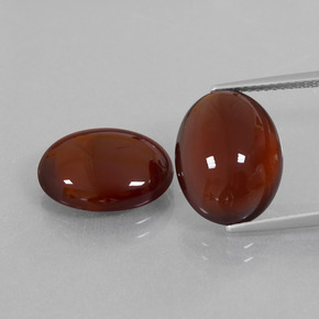 Achetez naturel 15,87ct marron grenat hessonite gems, coupe ovale, en provenance sri lanka chez gemselect. en stock, livraison internationale!