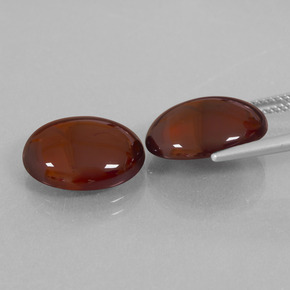 Achetez naturel 15,87ct marron grenat hessonite gems, coupe ovale, en provenance sri lanka chez gemselect. en stock, livraison internationale!