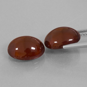 Achetez naturel 9.41ct Rouge foncé Grenat Hessonite gems, Coupe ovale, En provenance Sri Lanka chez GemSelect. En stock, livraison internationale!