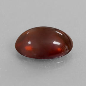 Grenat Hessonite Orange naturelle Coupe ovale, 5.65 ct, Translucide