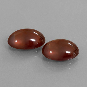 Achetez naturel ct orange grenat hessonite gems, coupe ovale, en provenance sri lanka chez gemselect. en stock, livraison internationale!