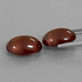 Achetez naturel ct orange grenat hessonite gems, coupe ovale, en provenance sri lanka chez gemselect. en stock, livraison internationale!