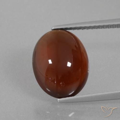 6.90ct Naturel Brun moyen-foncé Grenat Hessonite, ovale, Translucide
