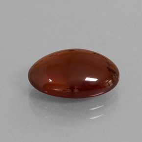 Grenat Hessonite Orange naturelle Coupe ovale, 7.49 ct, Translucide