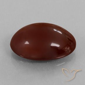 Grenat Hessonite Brun pécan naturelle ovale, 7.07 ct, Translucide
