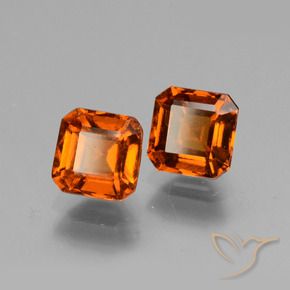 Shop natural 2.91ct Orange moyen Grenat Hessonite gems, Octogone / coupe Émeraude, from Madagascar at GemSelect. In stock, global shipping!