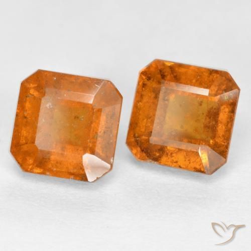 Shop natural 3.16ct Ambre orange Grenat Hessonite gems, Octogone / coupe Émeraude, from Madagascar at GemSelect. In stock, global shipping!